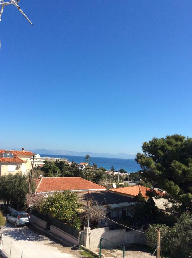 Sofia'S Seaview Villa Near Airport And Beach Artemida  Exterior photo